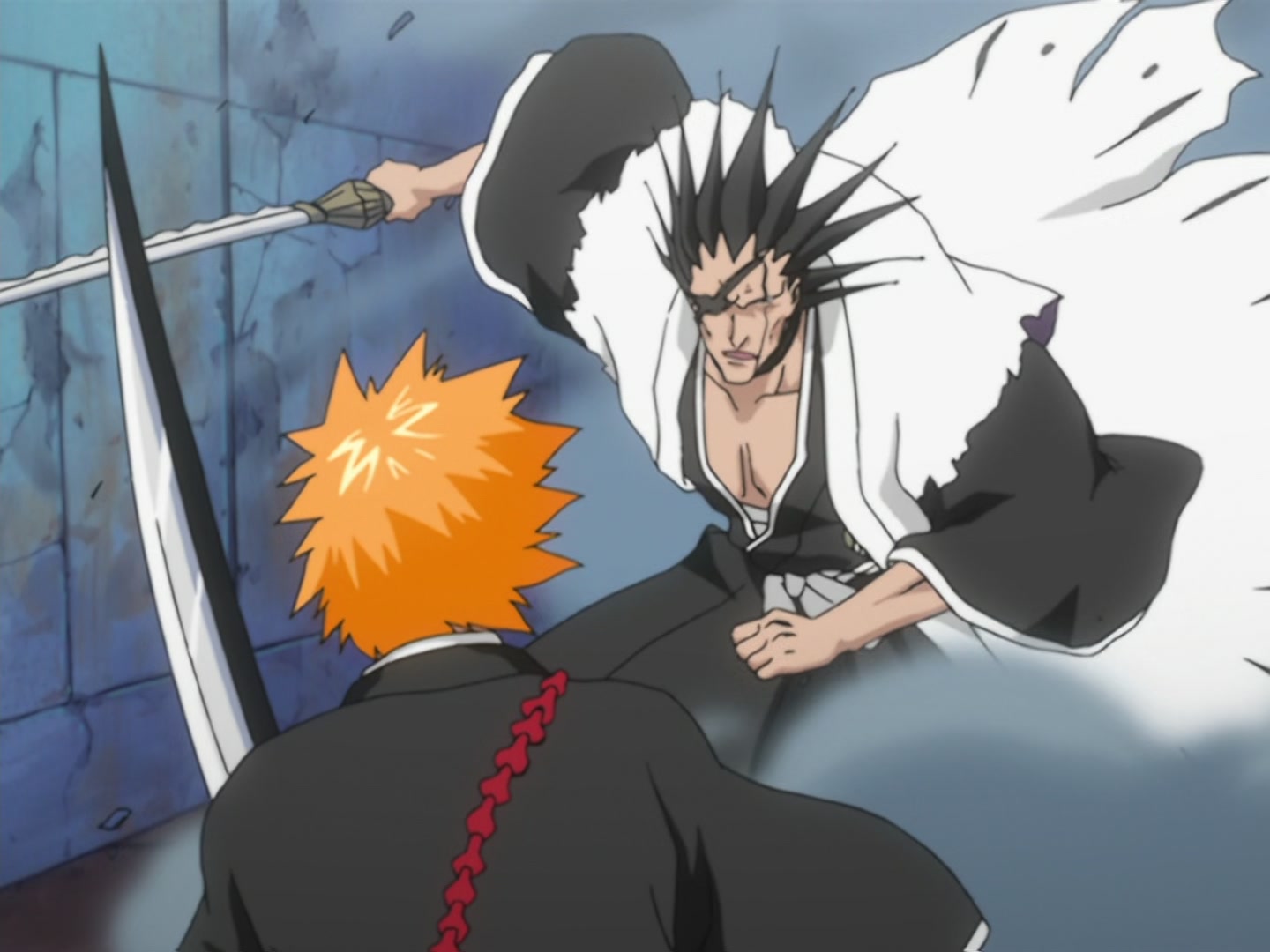 Bleach Ep 38: Desperation! The Broken Zangetsu @ 00:05:50