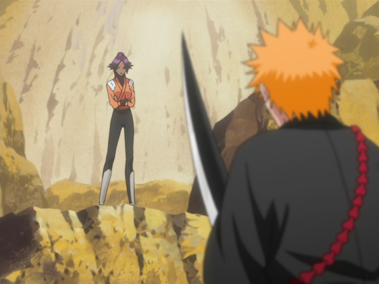 Bleach Ep 42: Yoruichi, Goddess of Flash, Dances! @ 00:19:06