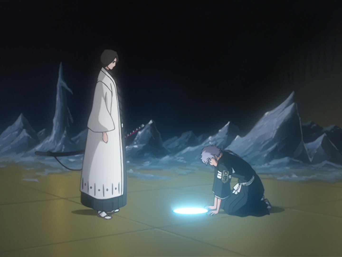 Bleach Ep 61: Aizen Stands! @ 00:03:12