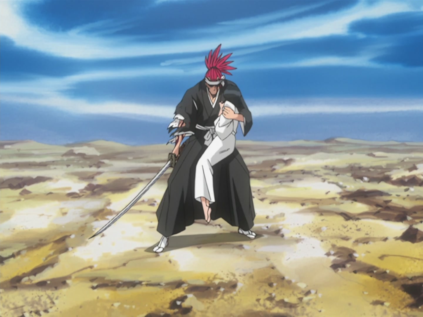 Bleach Ep 61: Aizen Stands! @ 00:08:19