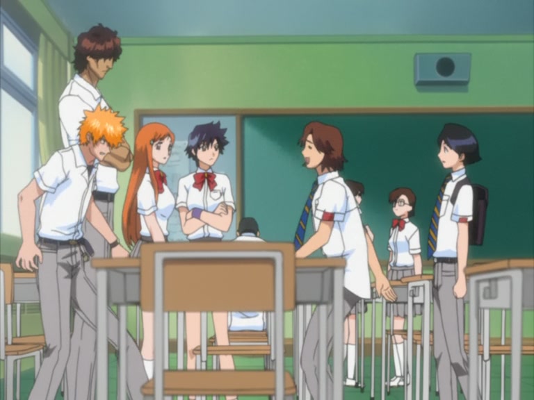 Bleach Ep 64: New School Term, Renji Has Come to the Material World?! @ 00:03:56