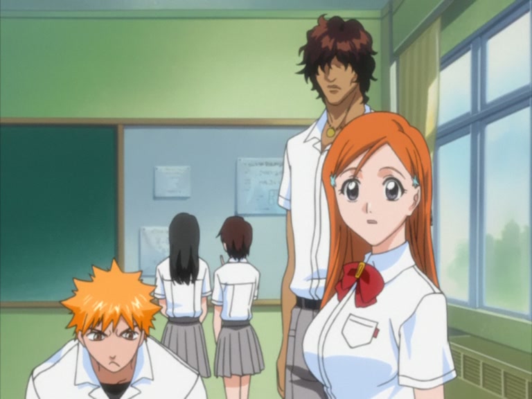 Bleach Ep 64: New School Term, Renji Has Come to the Material World?! @ 00:04:25