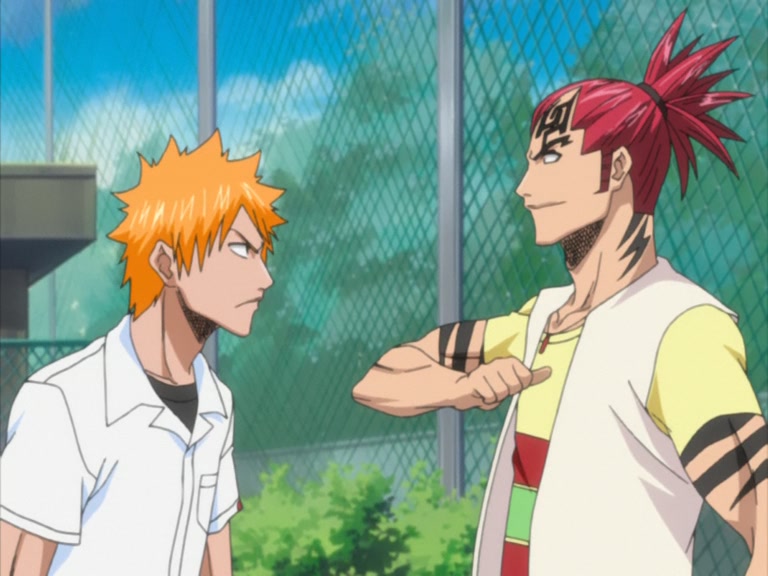 Bleach Ep 64: New School Term, Renji Has Come to the Material World?! @ 00:06:32