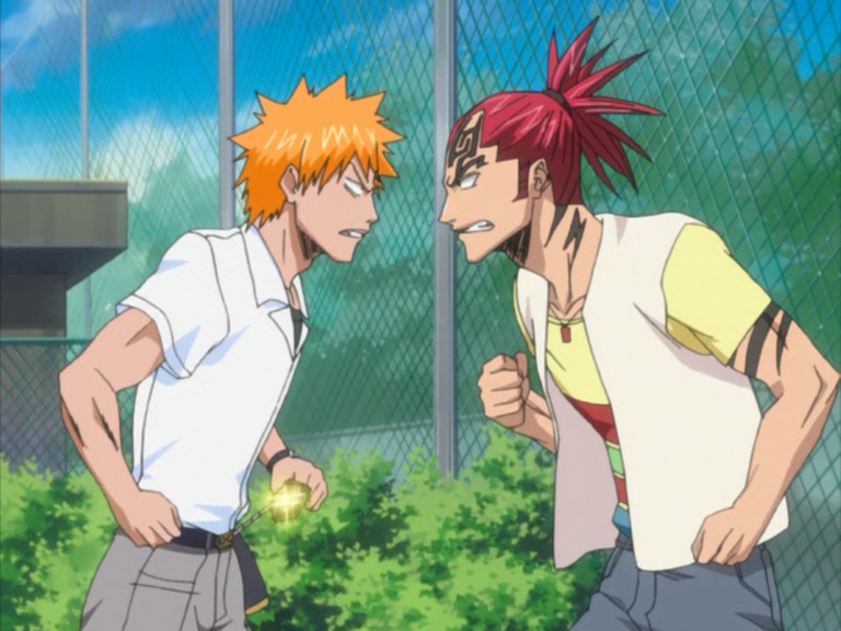 Bleach Ep 64: New School Term, Renji Has Come to the Material World?! @ 00:06:46