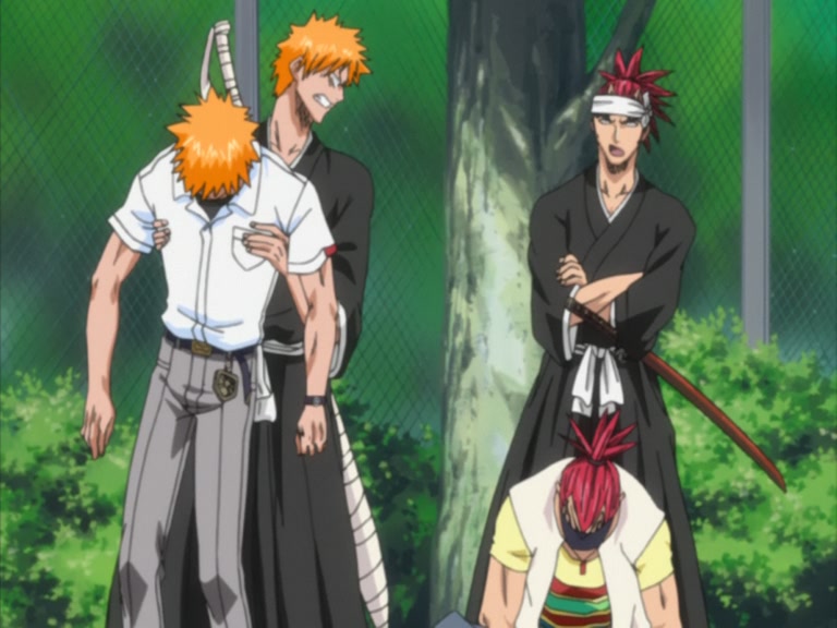 Bleach Ep 64: New School Term, Renji Has Come to the Material World?! @ 00:08:04