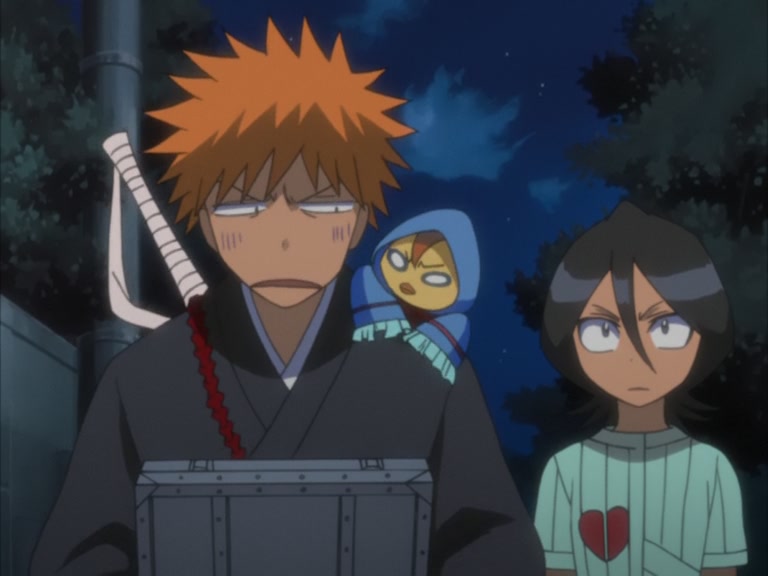 Bleach Ep 82: Ichigo vs. Dalk! Appearance of the Faded Darkness @ 00:04:15