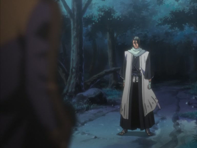 Bleach Ep 95: Byakuya Takes the Field! Dance of the Wind-Splitting Cherry Blossoms @ 00:03:22