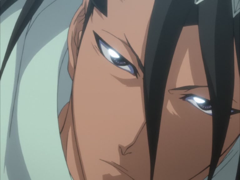 Bleach Ep 95: Byakuya Takes the Field! Dance of the Wind-Splitting Cherry Blossoms @ 00:06:57