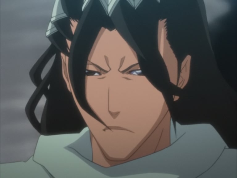 Bleach Ep 95: Byakuya Takes the Field! Dance of the Wind-Splitting Cherry Blossoms @ 00:09:29