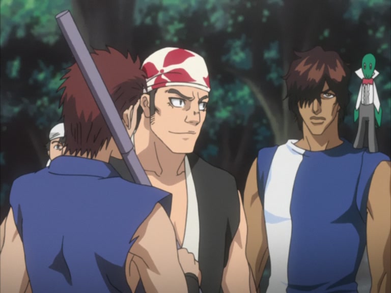 Bleach Ep 97: Hitsugaya Strikes! Slice the Enemy in the Middle of the Forest @ 00:04:05