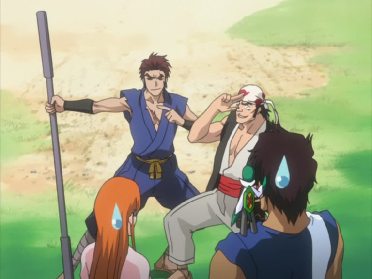 Bleach Ep 97: Hitsugaya Strikes! Slice the Enemy in the Middle of the Forest @ 00:04:59