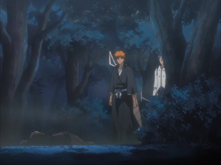 Bleach Ep 97: Hitsugaya Strikes! Slice the Enemy in the Middle of the Forest @ 00:19:25