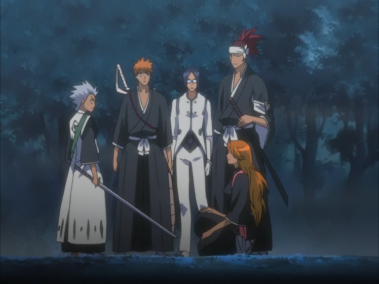 Bleach Ep 97: Hitsugaya Strikes! Slice the Enemy in the Middle of the Forest @ 00:19:40