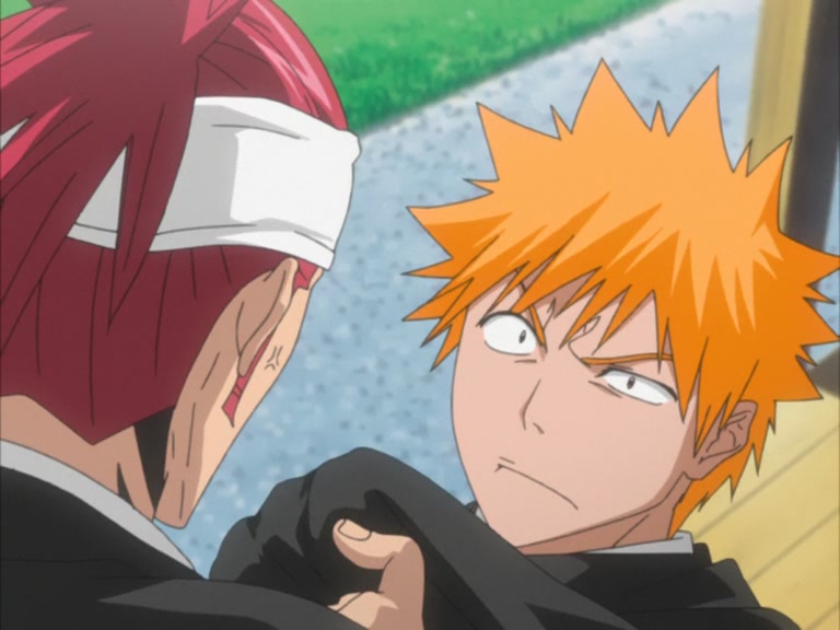 Bleach Ep 109: Ichigo and Rukia, Thoughts Revolving Around the Sky @ 00:03:43
