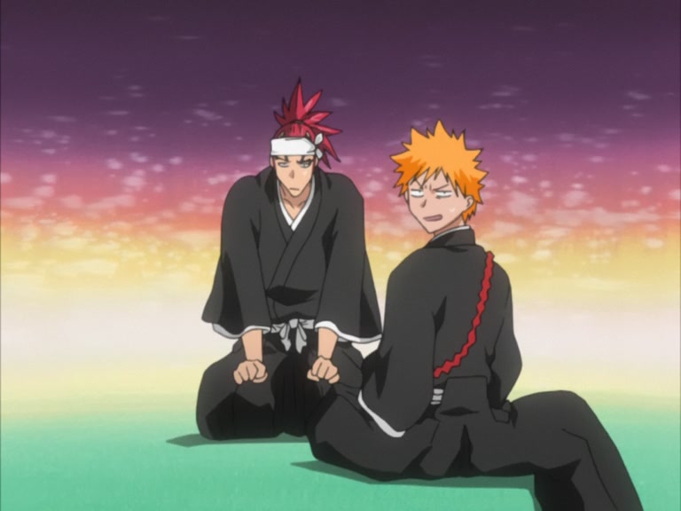 Bleach Ep 109: Ichigo and Rukia, Thoughts Revolving Around the Sky @ 00:04:17