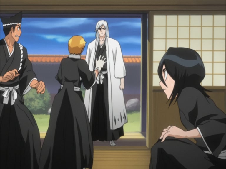 Bleach Ep 109: Ichigo and Rukia, Thoughts Revolving Around the Sky @ 00:07:09