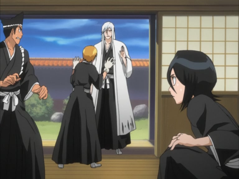 Bleach Ep 109: Ichigo and Rukia, Thoughts Revolving Around the Sky @ 00:07:14