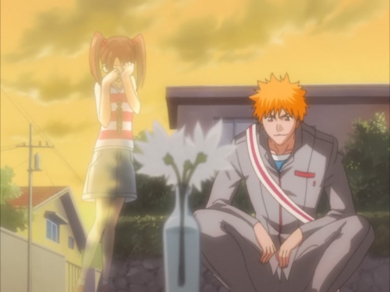 Bleach Ep 109: Ichigo and Rukia, Thoughts Revolving Around the Sky @ 00:18:05