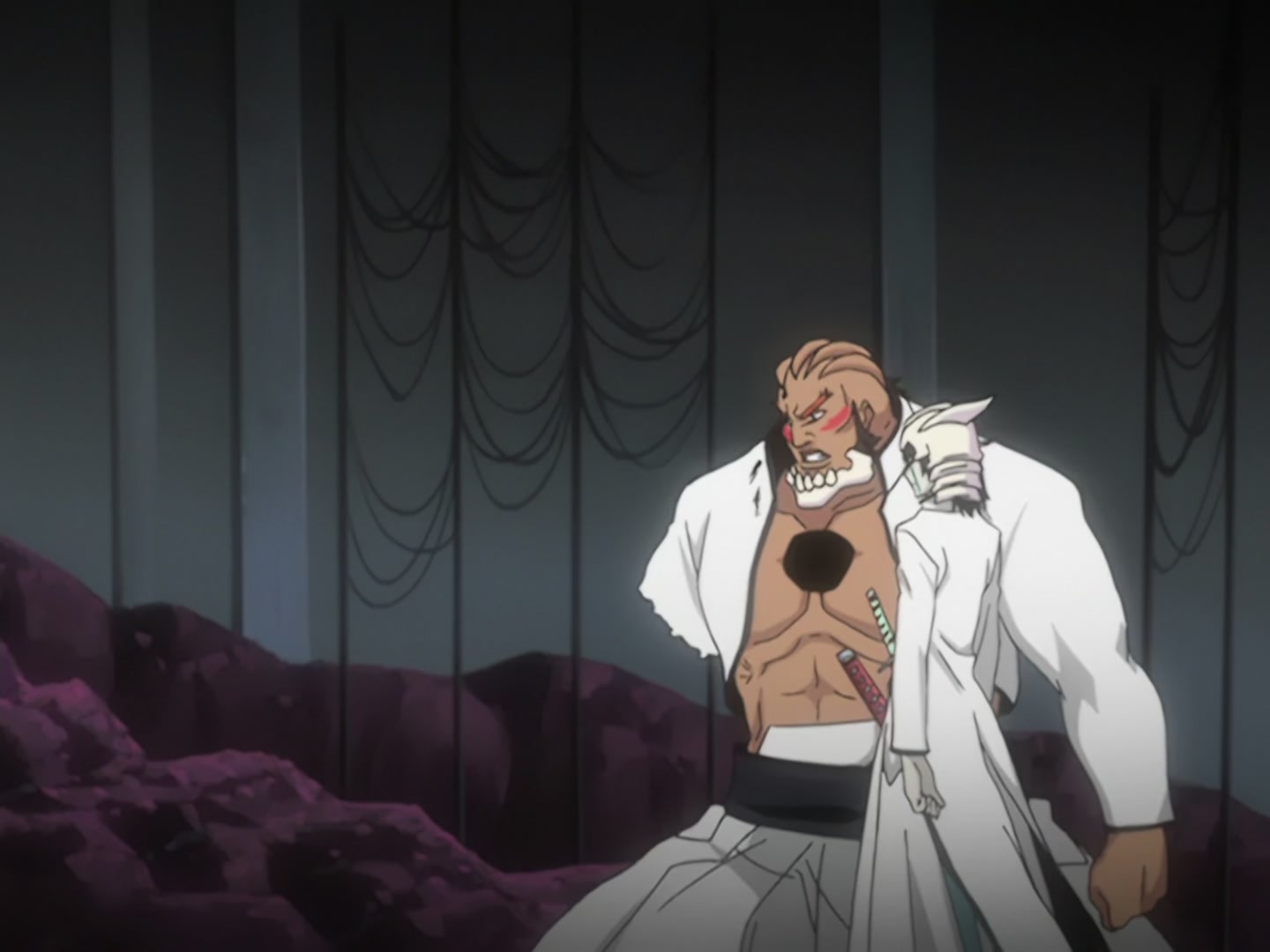 Bleach Ep 116: The Evil Eye, Aizen Returns @ 00:05:37