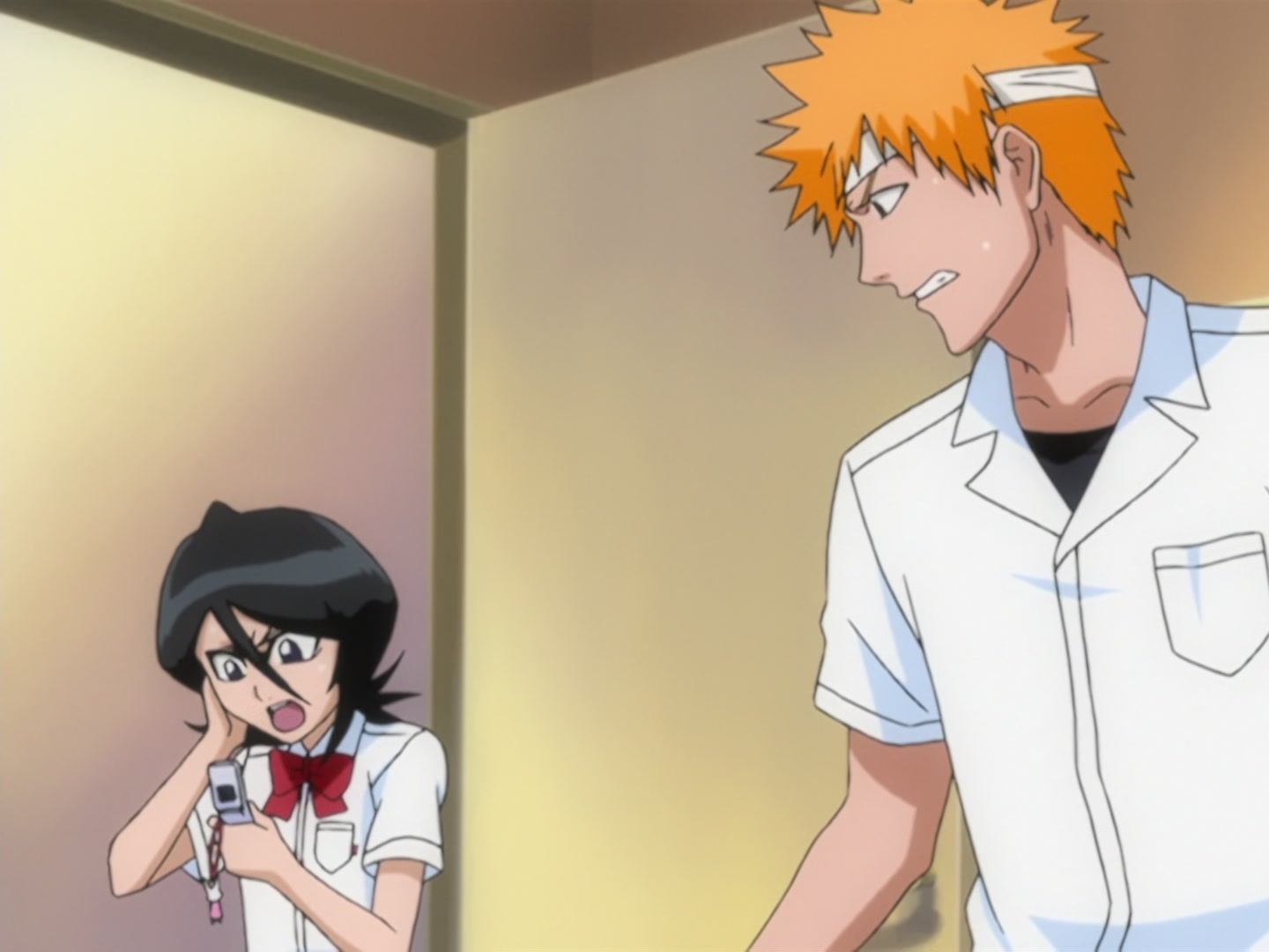Bleach Ep 117: Rukia’s Battle Begins! The Freezing White Blade @ 00:03:29