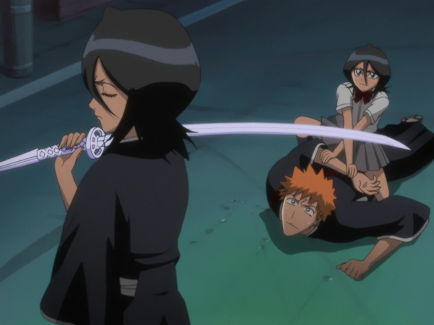 Bleach Ep 117: Rukia’s Battle Begins! The Freezing White Blade @ 00:14:24