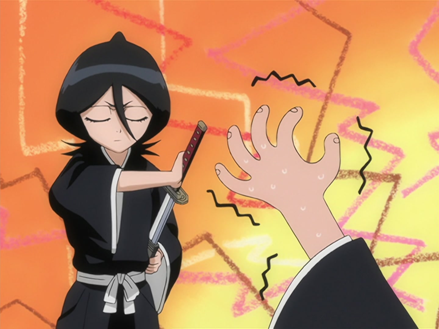 Bleach Ep 117: Rukia’s Battle Begins! The Freezing White Blade @ 00:15:41