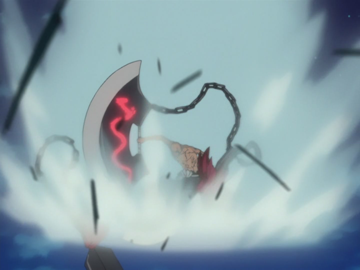 Bleach Ep 120: Hitsugaya Scatters! The Broken Hyorinmaru @ 00:03:19