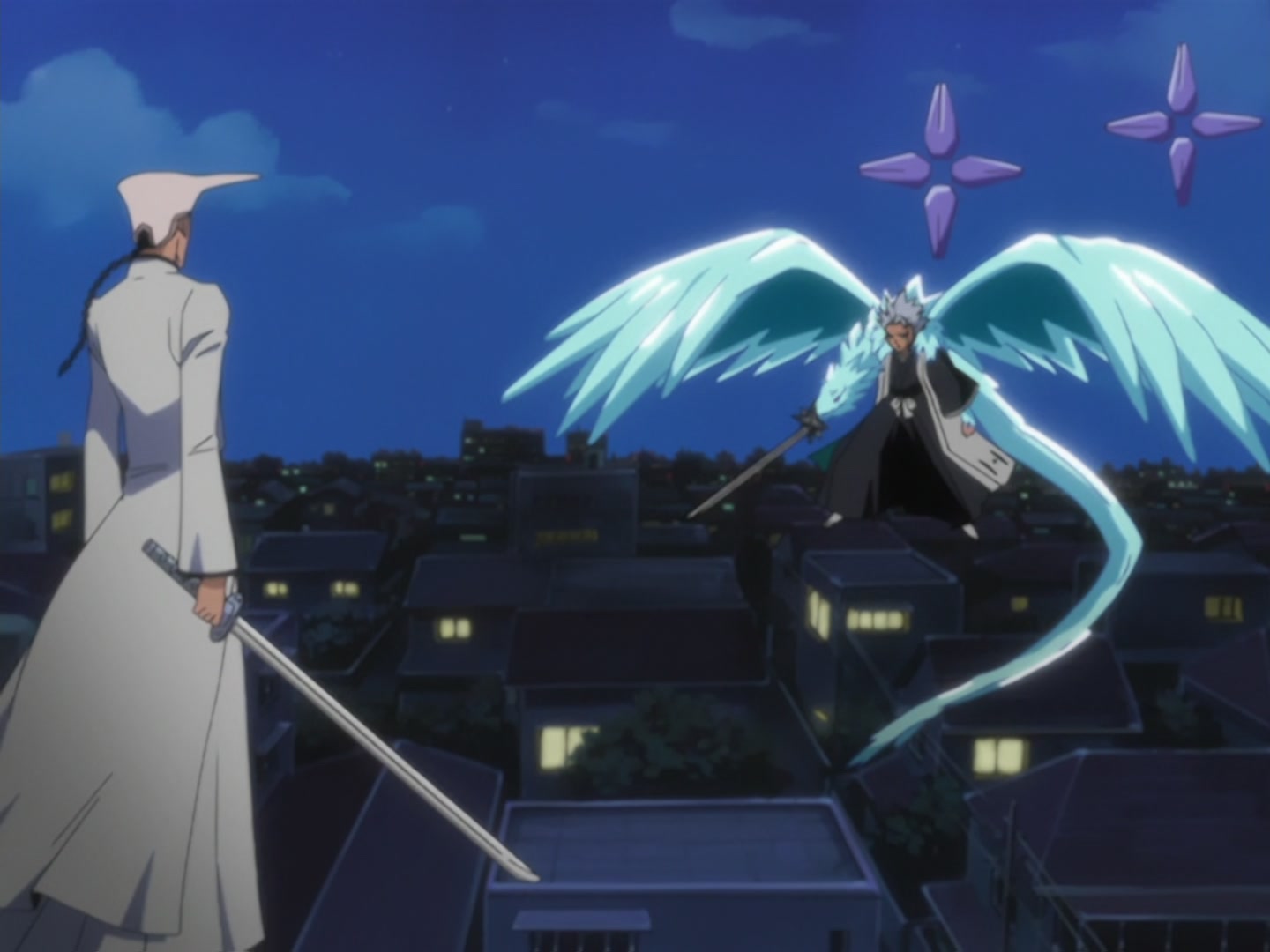 Bleach Ep 120: Hitsugaya Scatters! The Broken Hyorinmaru @ 00:04:21
