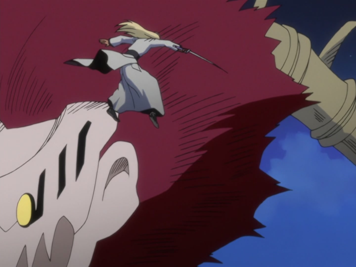 Bleach Ep 120: Hitsugaya Scatters! The Broken Hyorinmaru @ 00:05:18