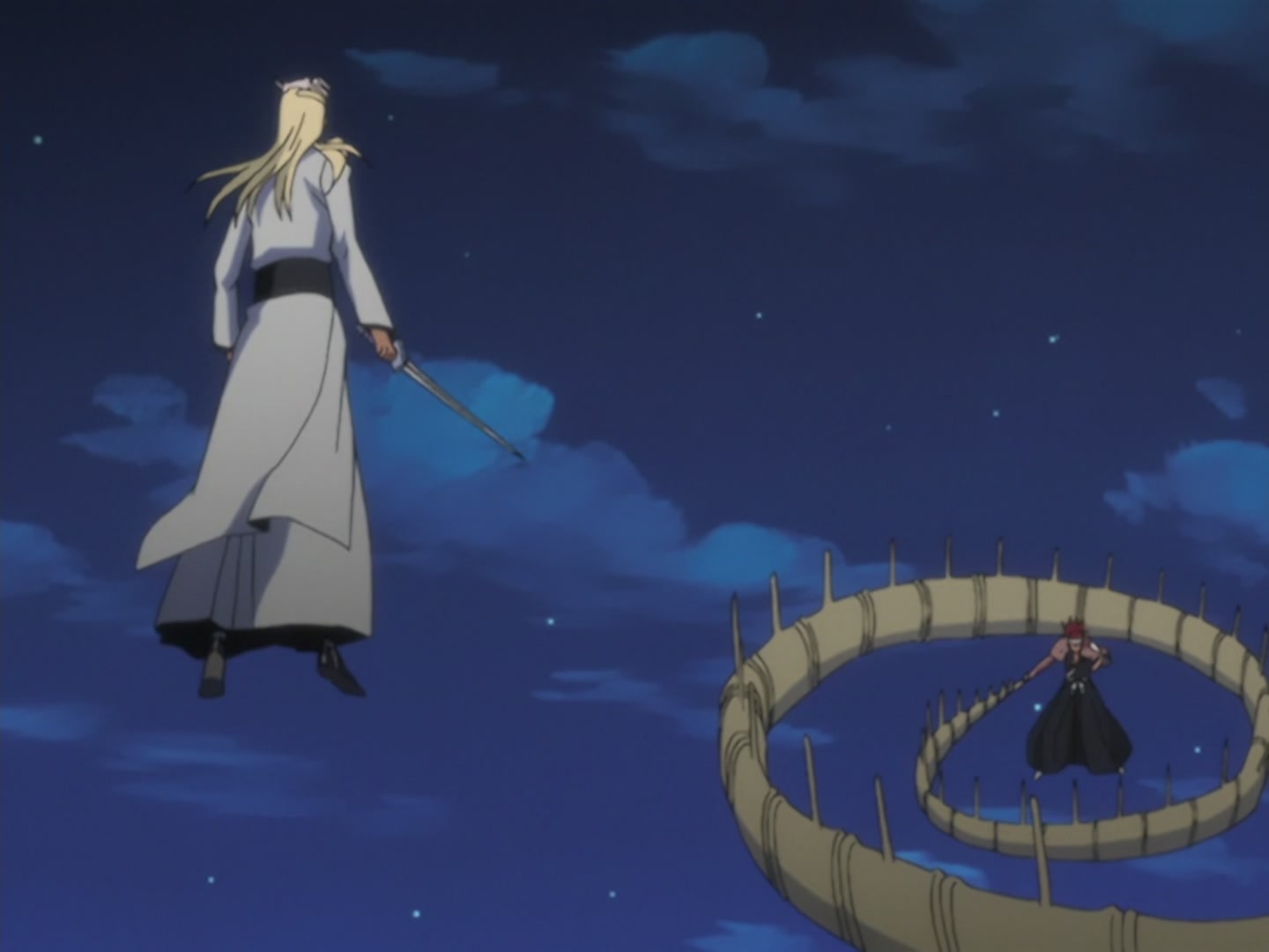 Bleach Ep 120: Hitsugaya Scatters! The Broken Hyorinmaru @ 00:09:21
