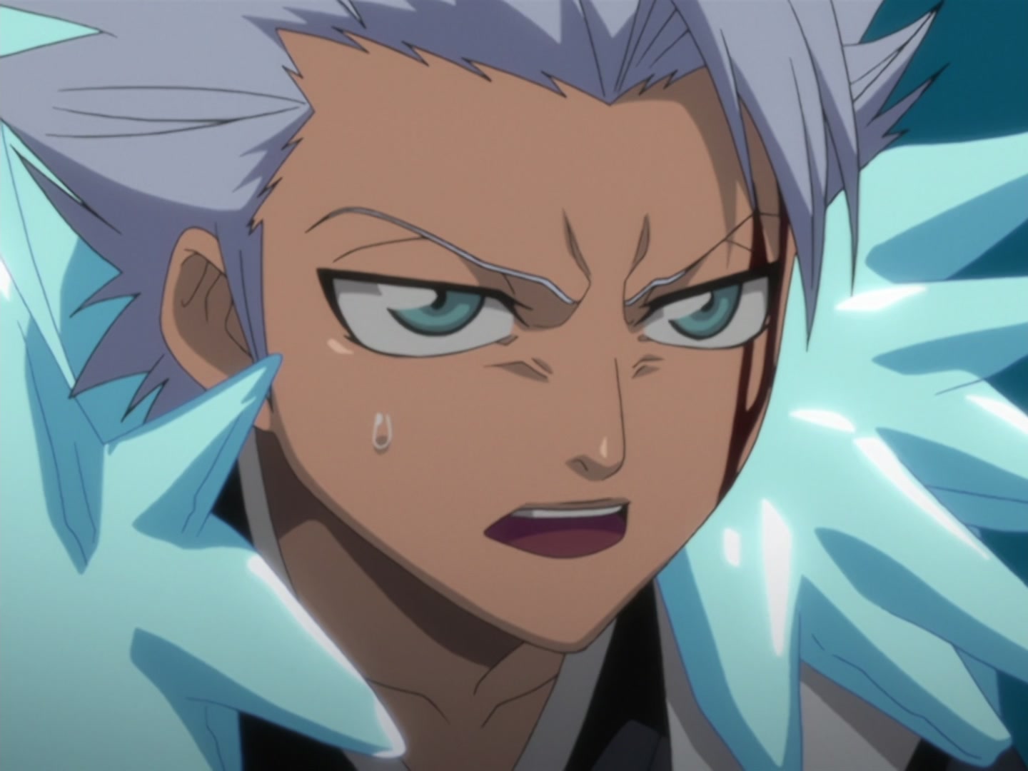 Bleach Ep 120: Hitsugaya Scatters! The Broken Hyorinmaru @ 00:14:30