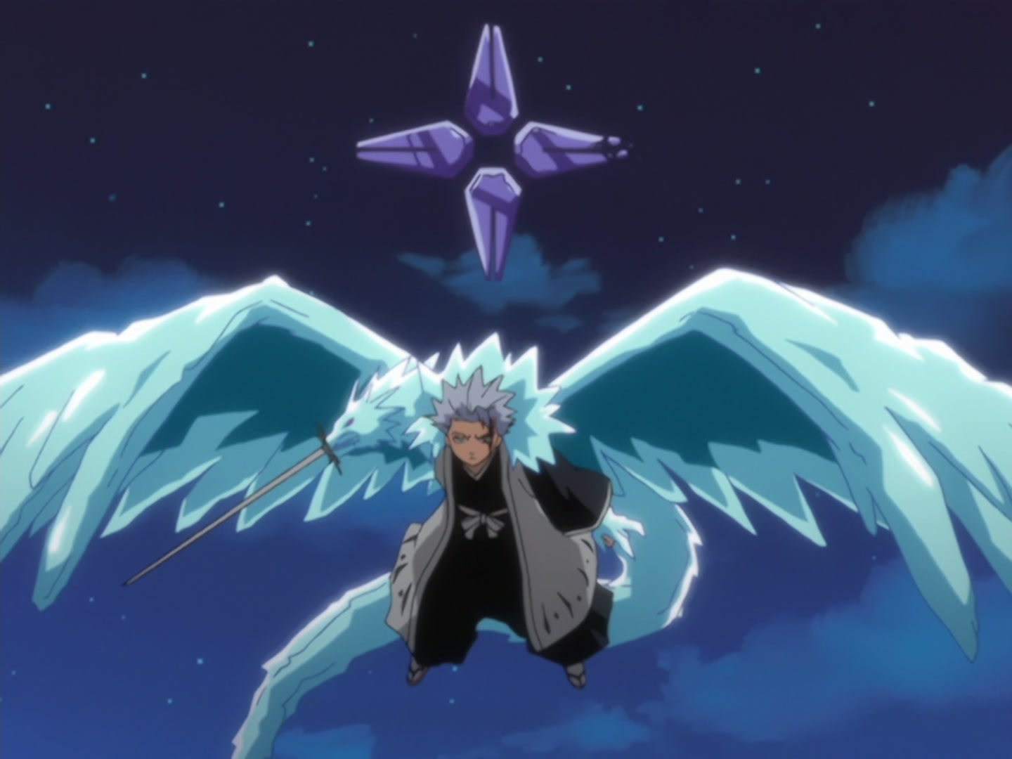 Bleach Ep 120: Hitsugaya Scatters! The Broken Hyorinmaru @ 00:14:40