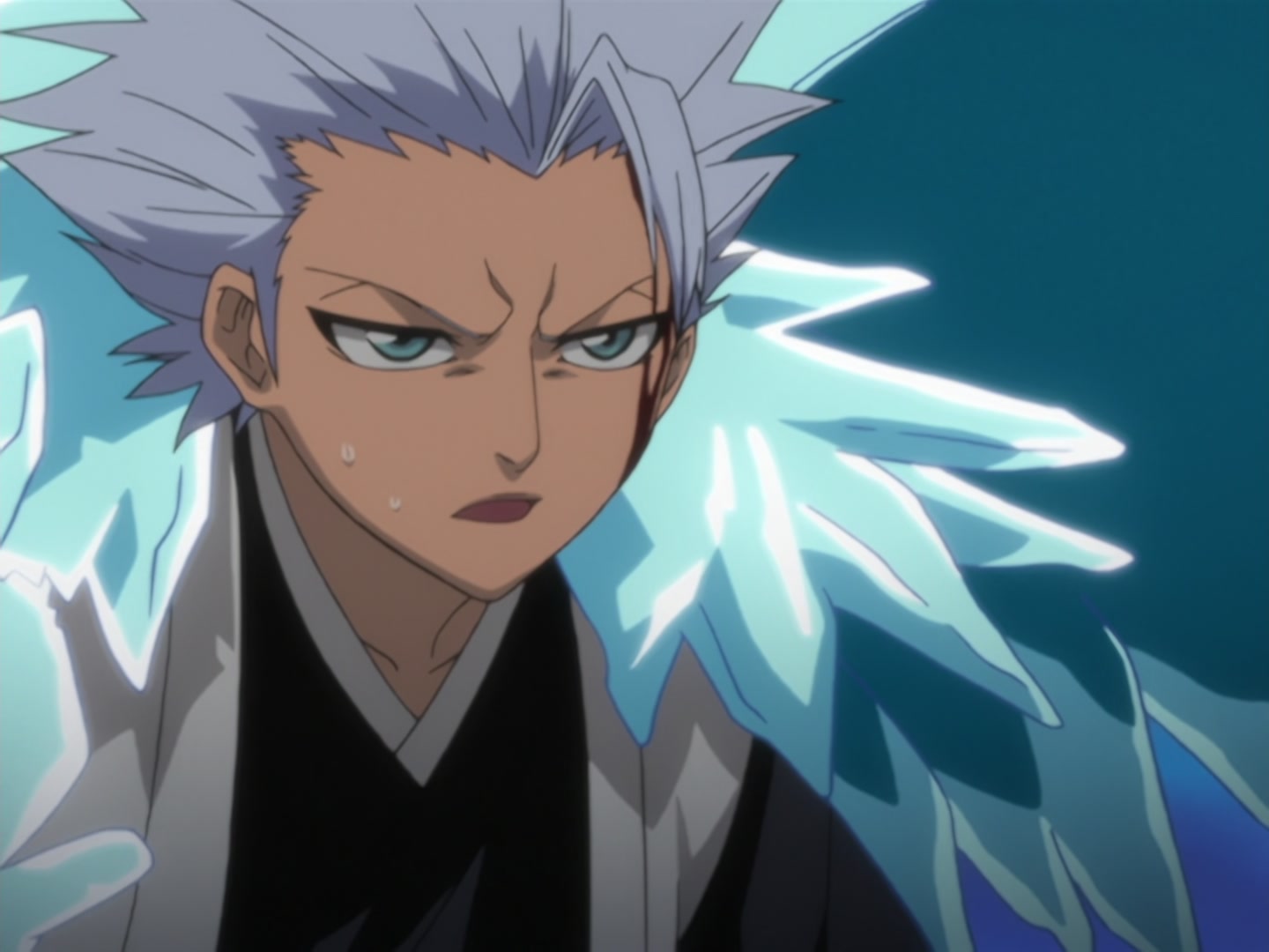 Bleach Ep 120: Hitsugaya Scatters! The Broken Hyorinmaru @ 00:15:03