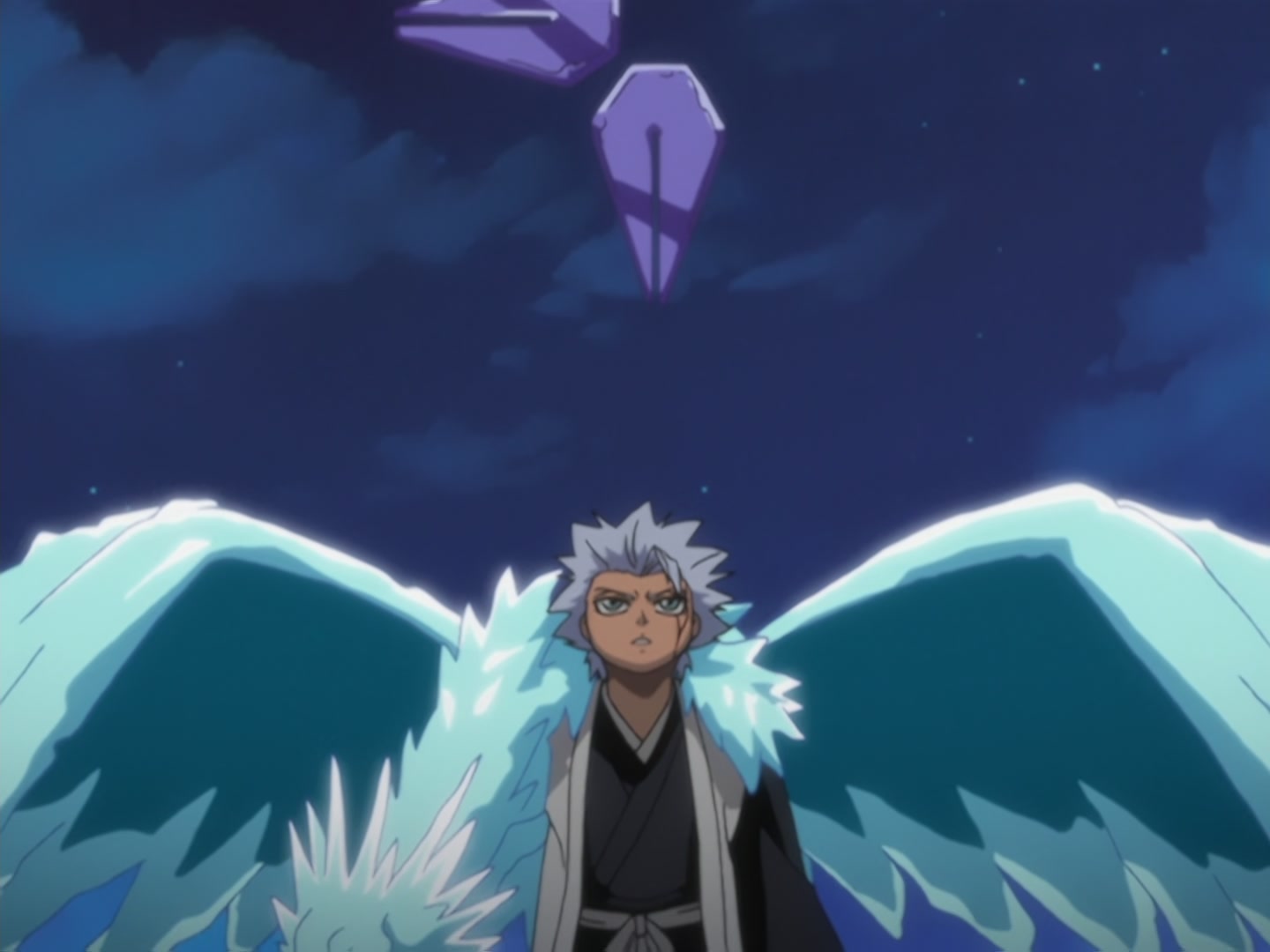 Bleach Ep 120: Hitsugaya Scatters! The Broken Hyorinmaru @ 00:15:18