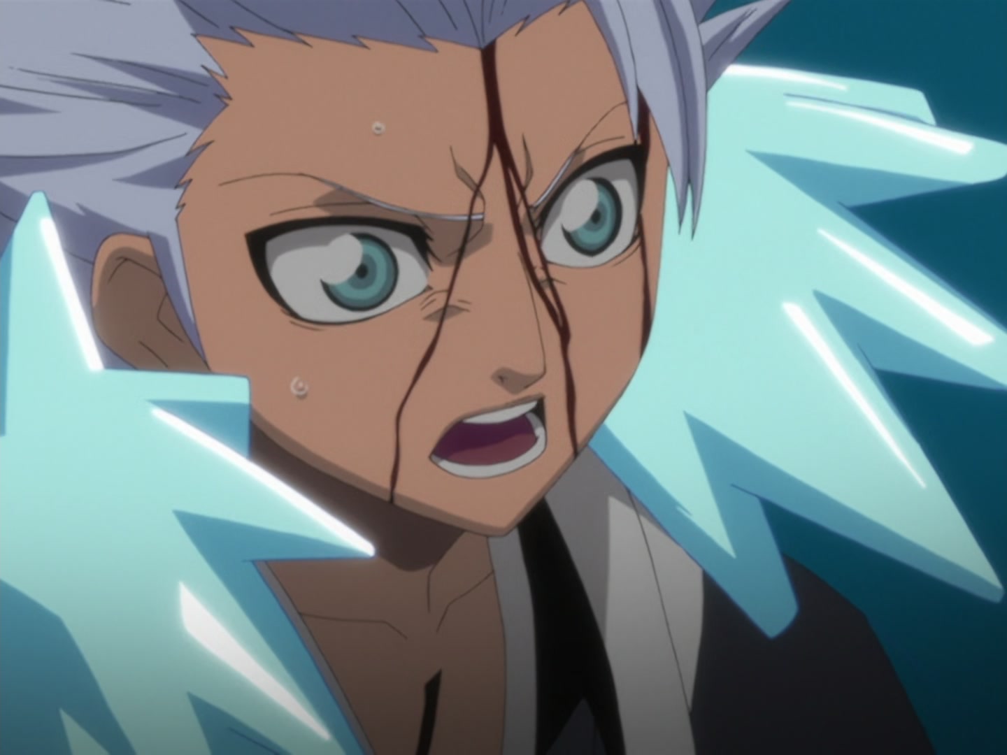 Bleach Ep 120: Hitsugaya Scatters! The Broken Hyorinmaru @ 00:16:34