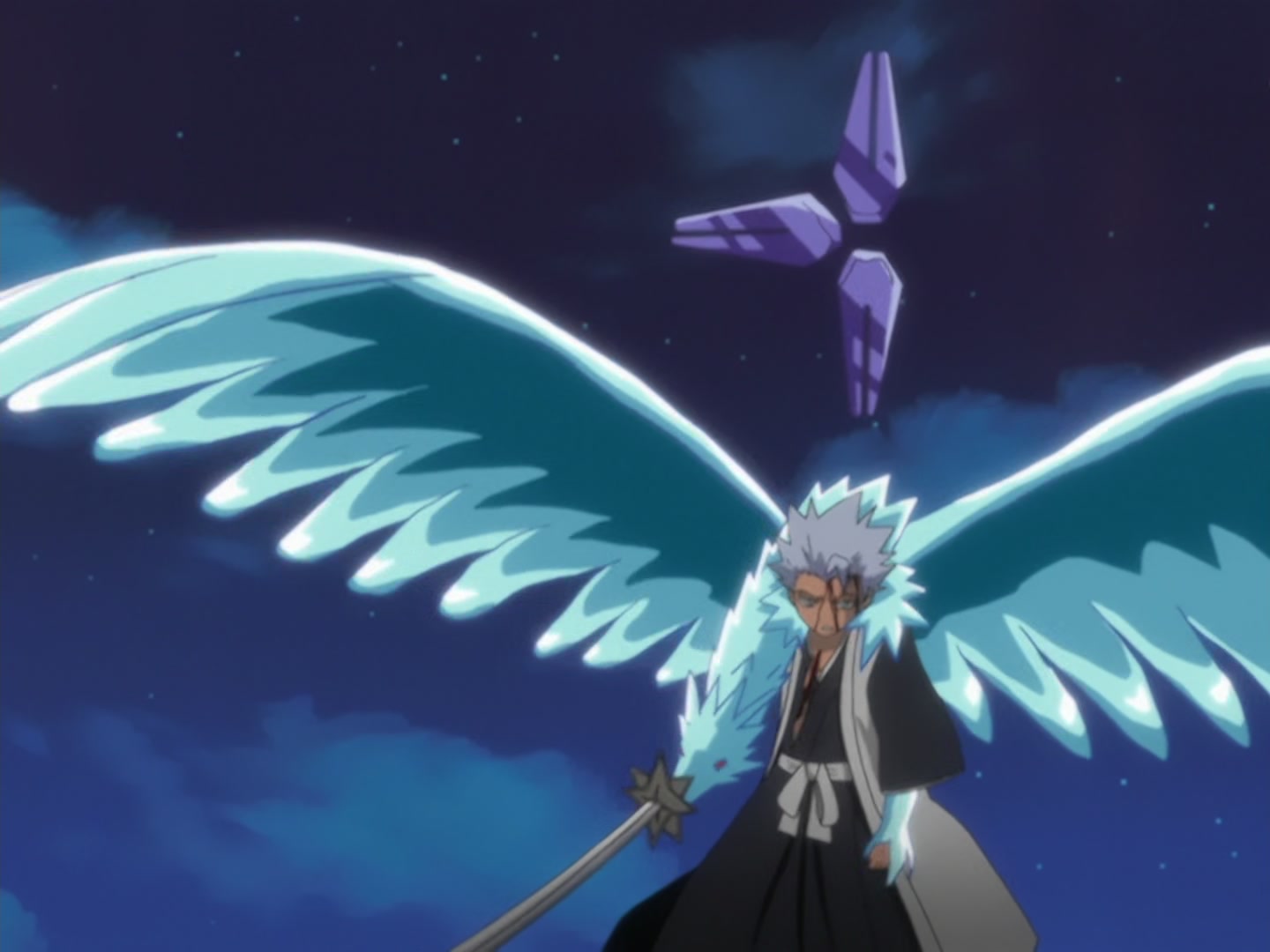 Bleach Ep 120: Hitsugaya Scatters! The Broken Hyorinmaru @ 00:17:02