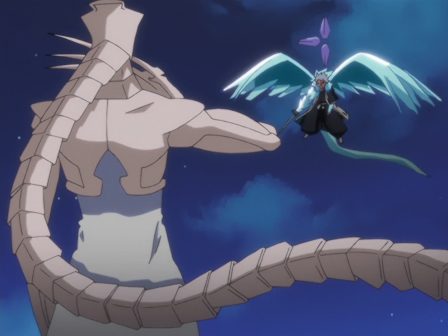 Bleach Ep 120: Hitsugaya Scatters! The Broken Hyorinmaru @ 00:17:12
