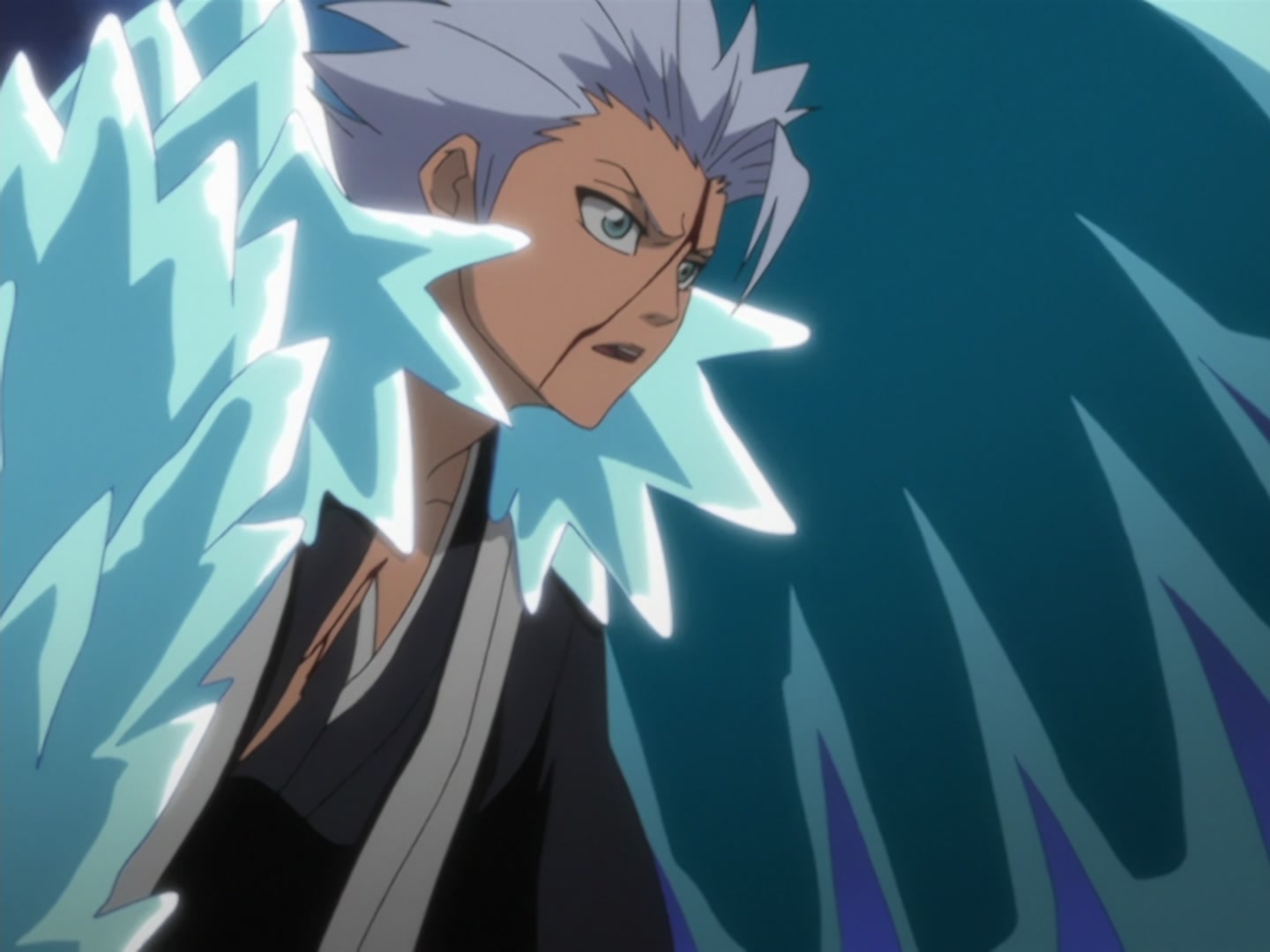 Bleach Ep 120: Hitsugaya Scatters! The Broken Hyorinmaru @ 00:17:31
