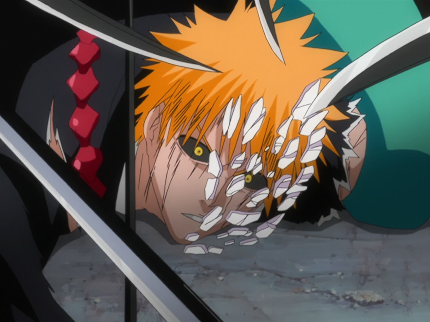 Bleach Ep 124: Collision! Black Bankai and White Bankai @ 00:02:22