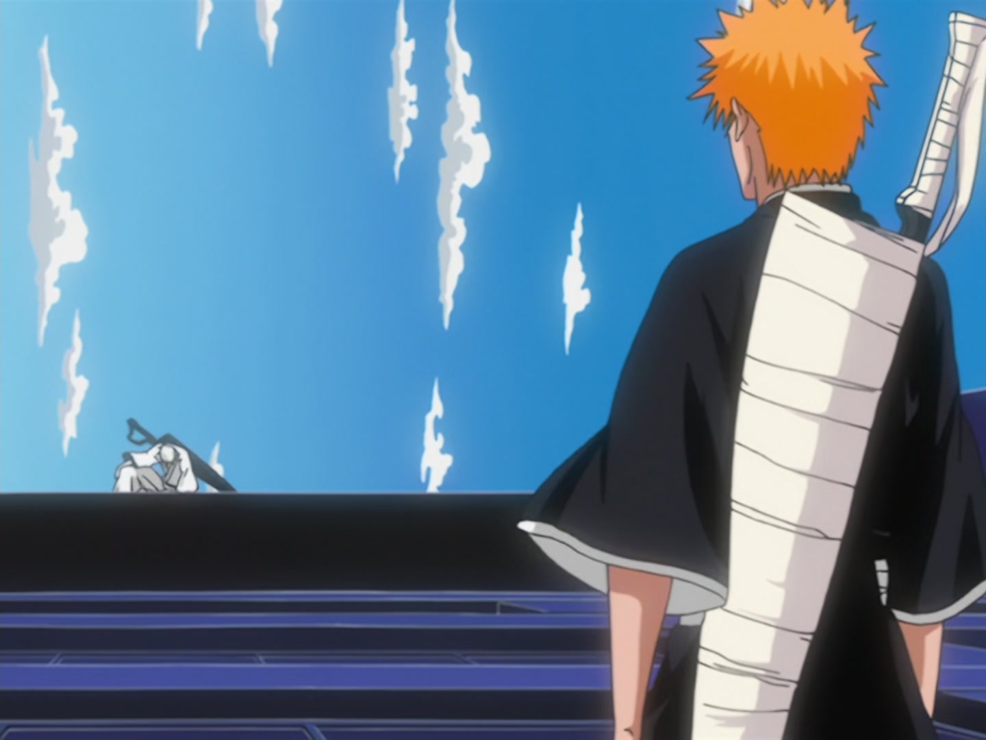 Bleach Ep 124: Collision! Black Bankai and White Bankai @ 00:02:36