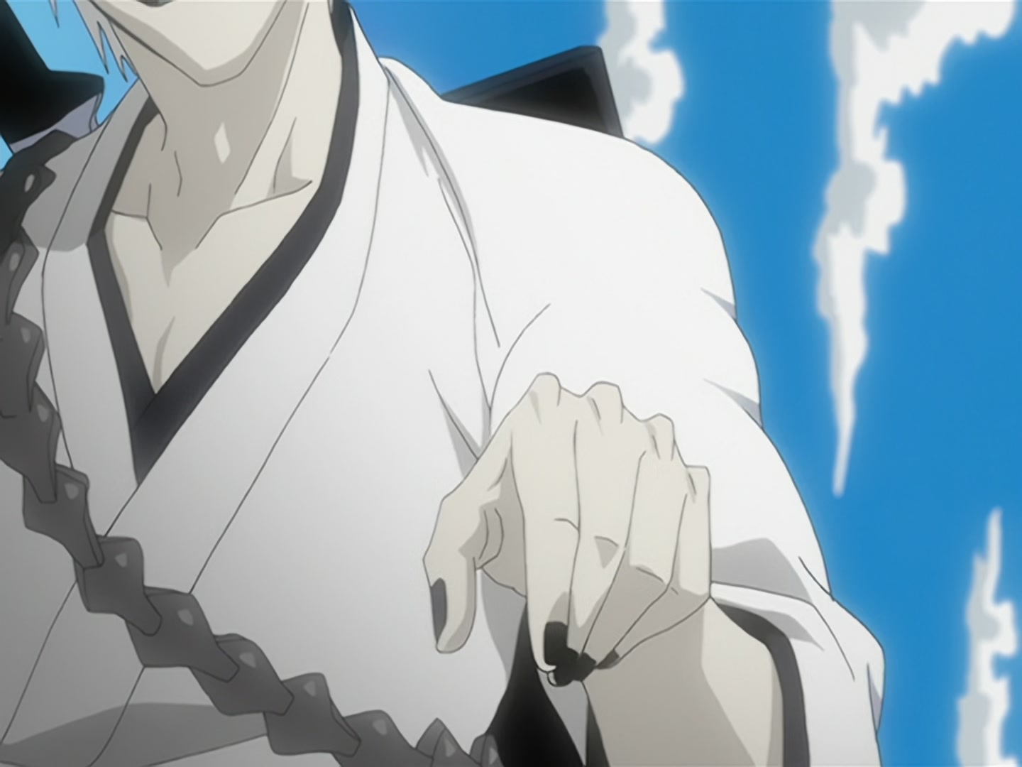 Bleach Ep 124: Collision! Black Bankai and White Bankai @ 00:02:55