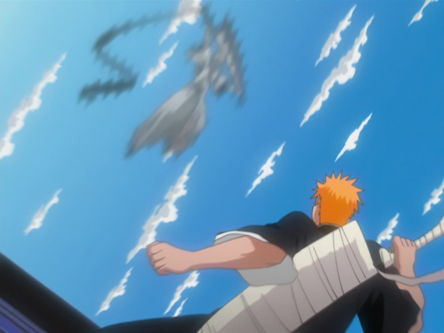 Bleach Ep 124: Collision! Black Bankai and White Bankai @ 00:03:05