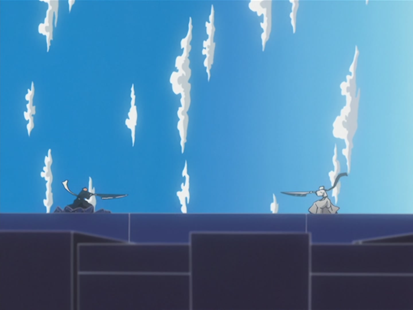 Bleach Ep 124: Collision! Black Bankai and White Bankai @ 00:03:38