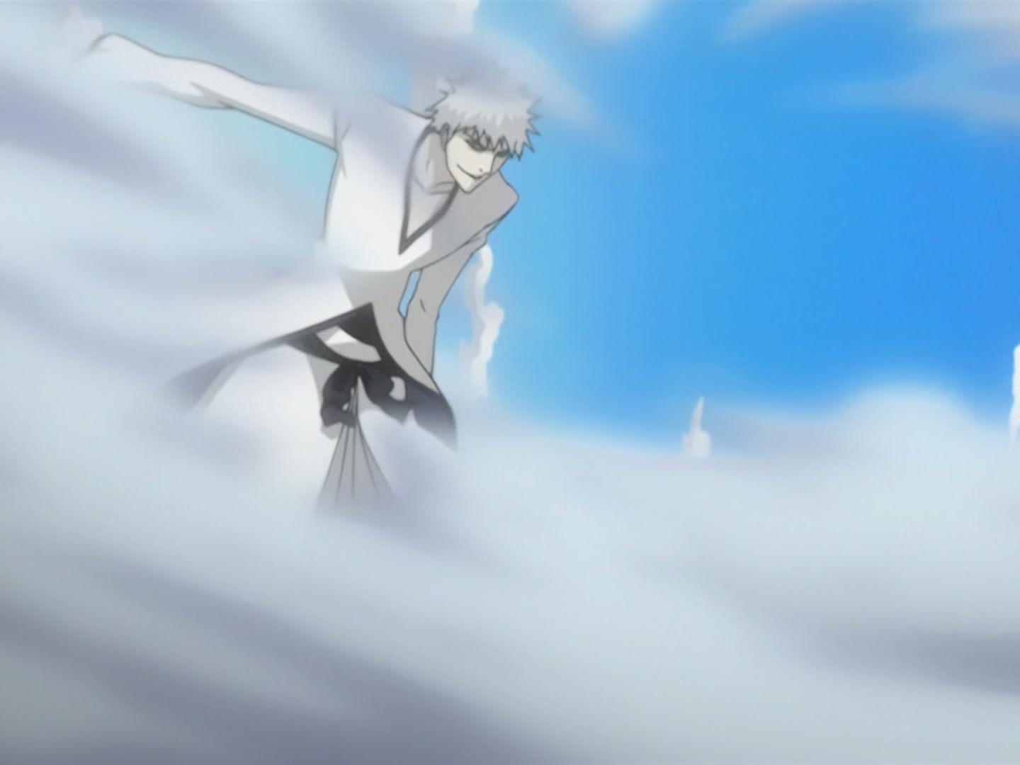 Bleach Ep 124: Collision! Black Bankai and White Bankai @ 00:04:02