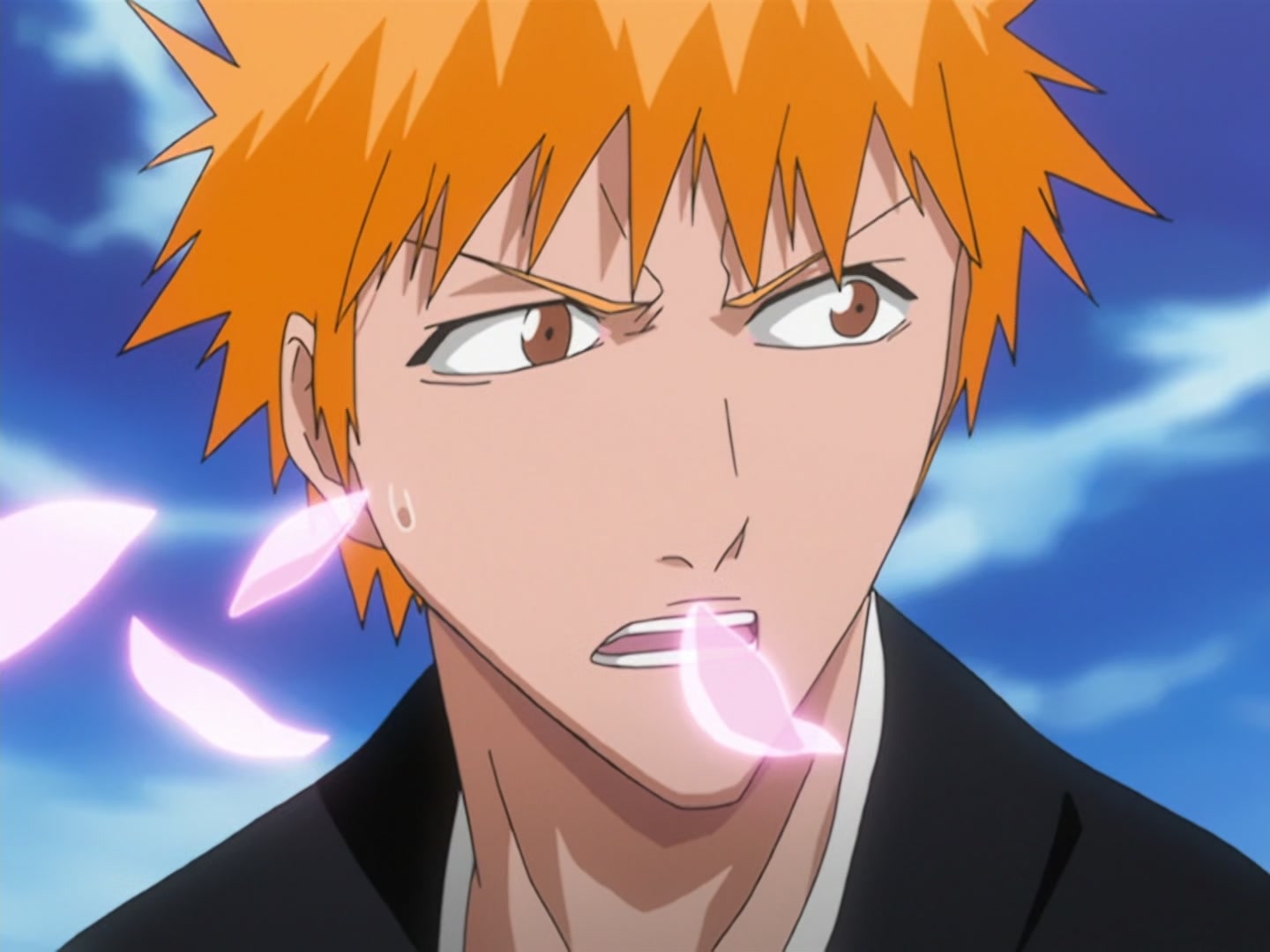 Bleach Ep 124: Collision! Black Bankai and White Bankai @ 00:04:35