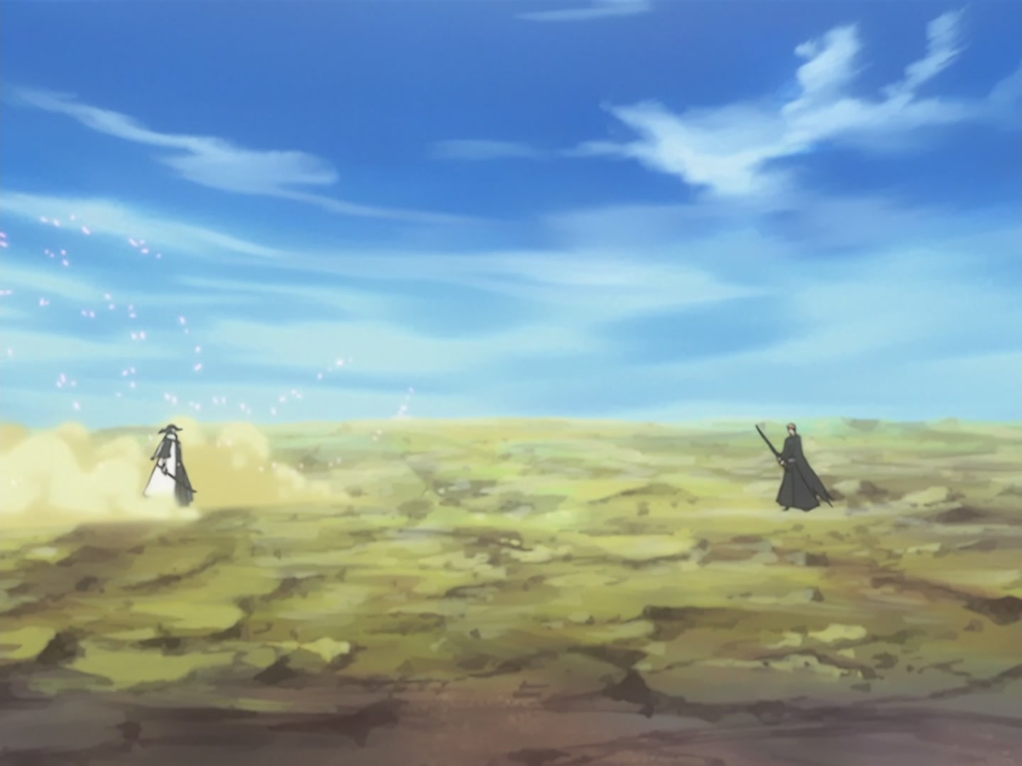 Bleach Ep 124: Collision! Black Bankai and White Bankai @ 00:04:54