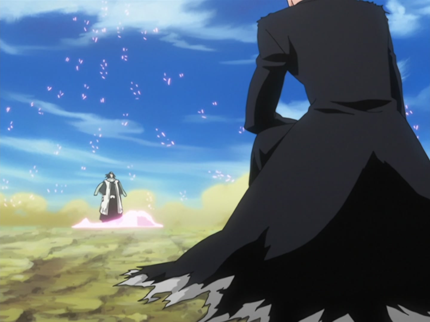 Bleach Ep 124: Collision! Black Bankai and White Bankai @ 00:06:10