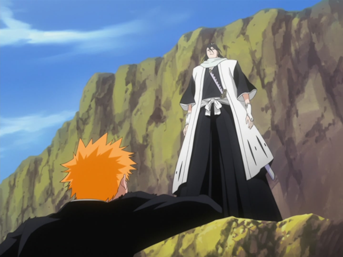 Bleach Ep 124: Collision! Black Bankai and White Bankai @ 00:07:17