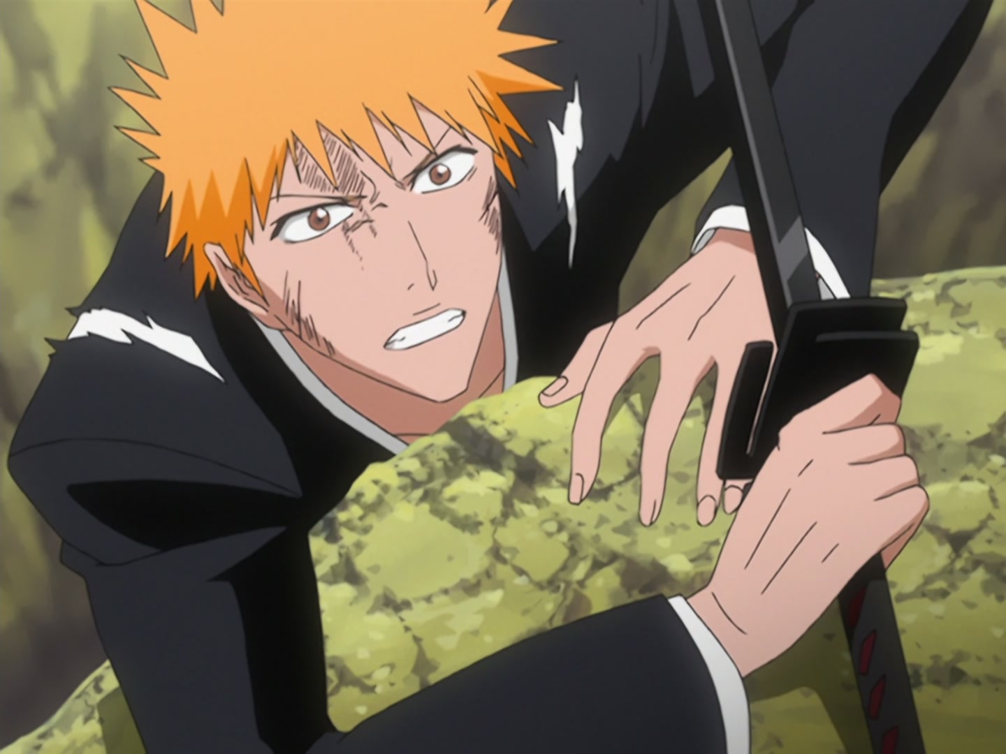 Bleach Ep 124: Collision! Black Bankai and White Bankai @ 00:07:41