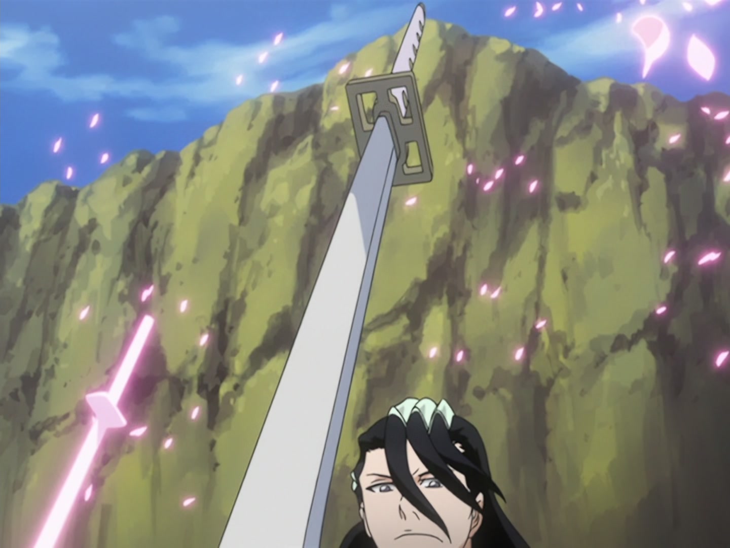 Bleach Ep 124: Collision! Black Bankai and White Bankai @ 00:07:45